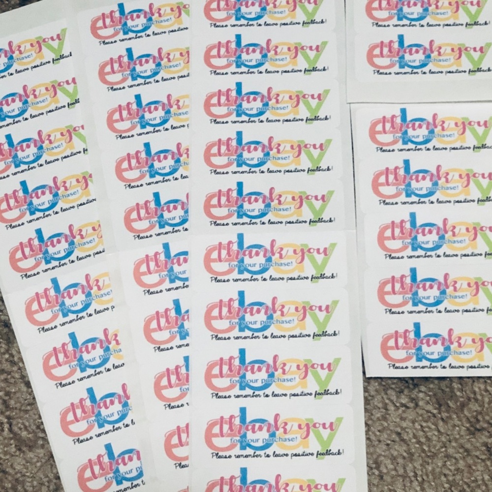 Thank You/Rate Me Labels - Picture 5 of 6
